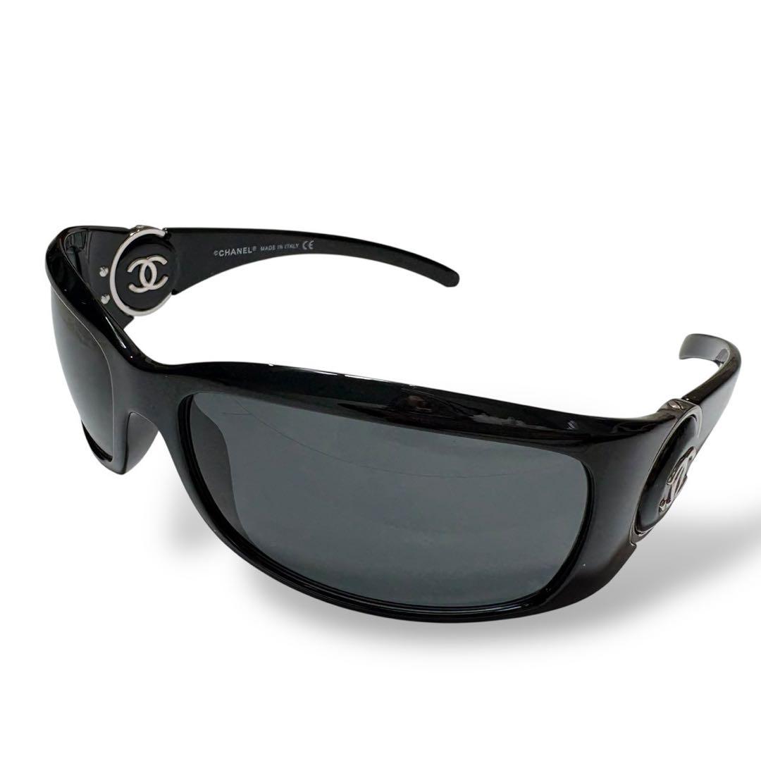 小物 CHANEL archive sunglasses coco BLACK y2k