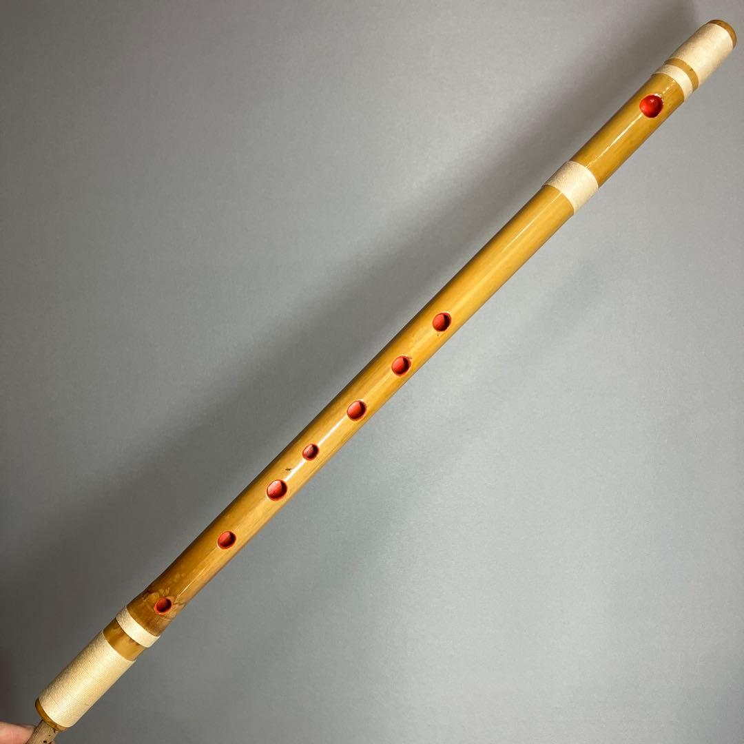 篠笛 四本調子G#管　 CMR4-39 唄物　ドレミ調　天地糸巻竹笛 西洋音階