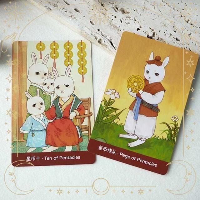 【正規品タロットカード】希少品✨キュートなうさぎの可愛いラビットTAROT
