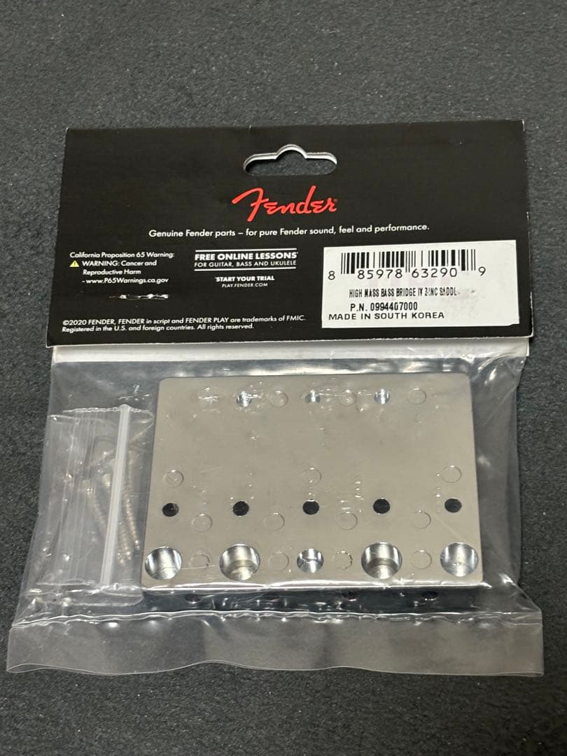 ベース FENDER HiMass 4-String Bass Bridge