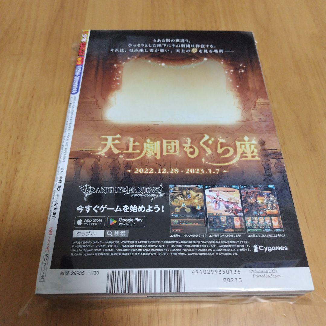 新品　週刊少年ジャンプ 2023年 6・7号付録未開封 ONE PIECE 表紙