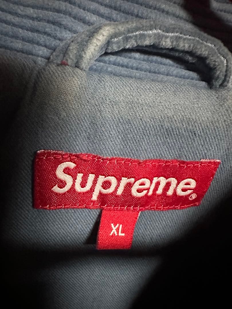 Supreme コーデュロイジャケット XL グレー