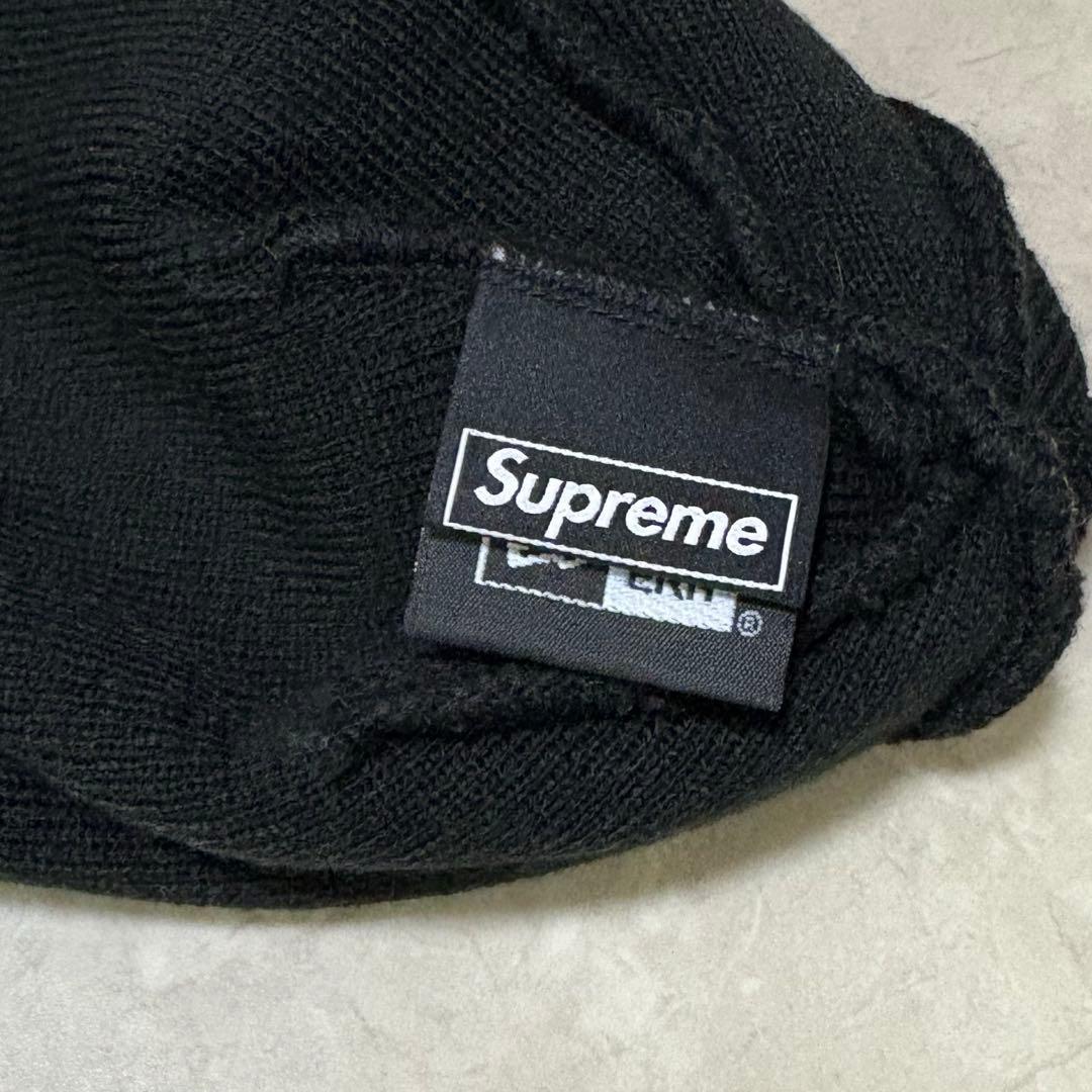 【美品】supreme NEW ERA ニット帽 ラインストーン