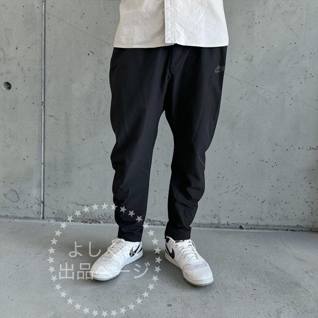 ナイキ　ウーブン　テーパードパンツ　メンズ　XL ストレッチ　ウーブンパンツ　黒