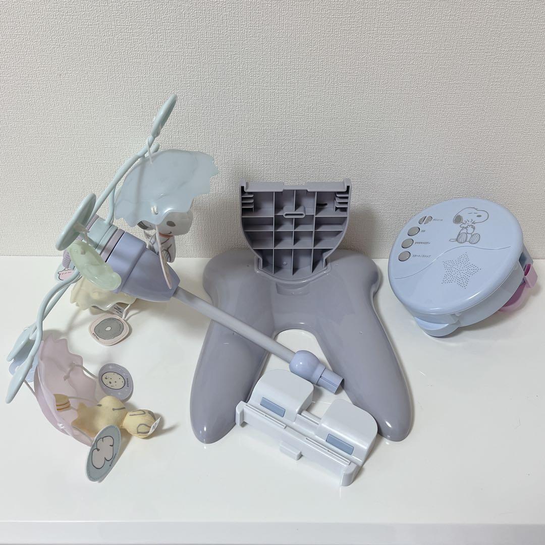 【美品】スヌーピーやわらかガラガラベビープレミアム