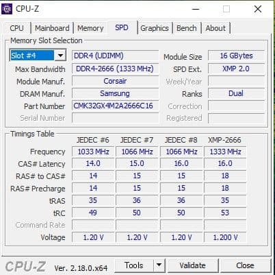 Corsair Vengeance DDR4 16GBx2枚 2666MHz