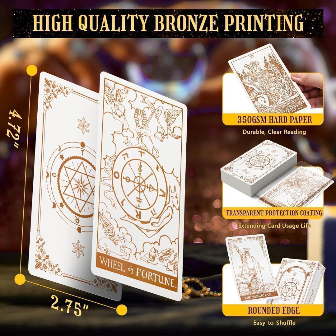 【正規品タロットカード】海外インディーズ✨レア色✨ホワイトカラータロット✨新品