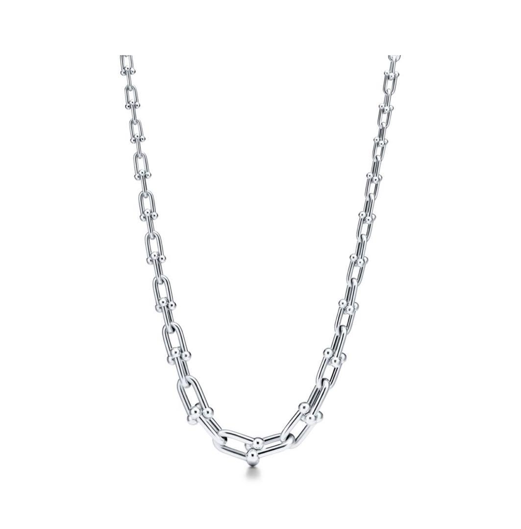 Tiffanyハードウェア グラジュエイテッドリンクネックレスSilver925