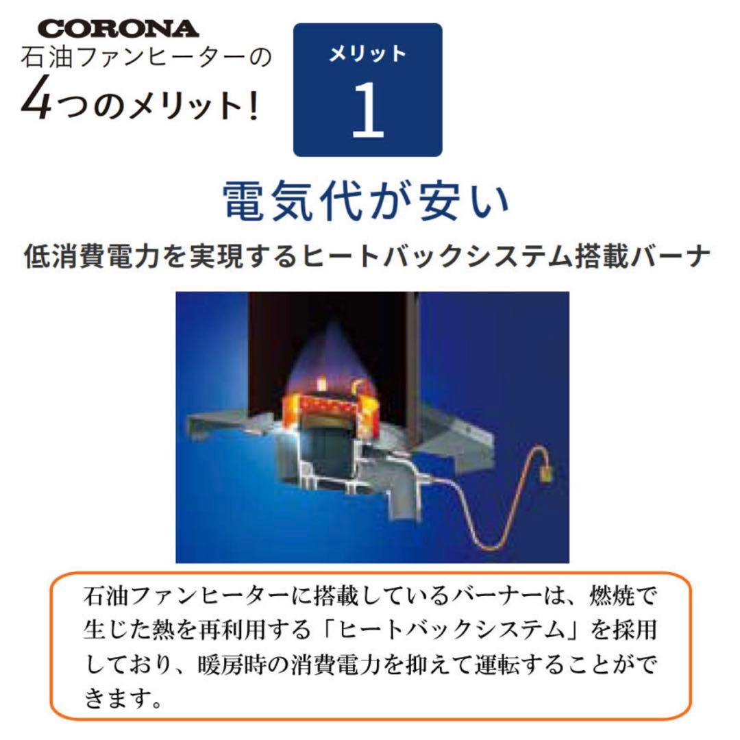 CORONA コロナ 石油ファンヒーター FH-WZ3624BY-KG ブラック