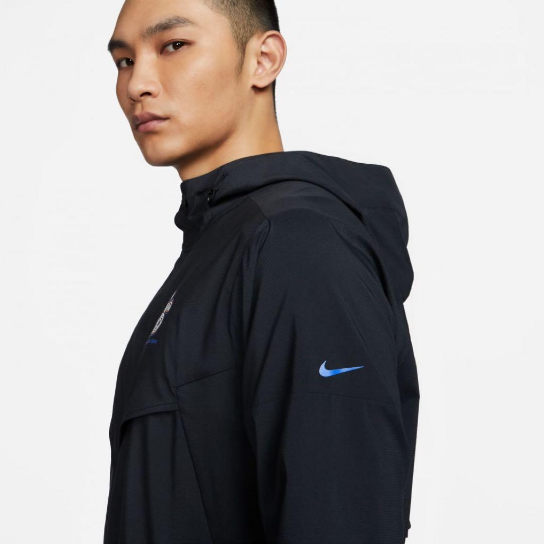 XL 新品 ナイキ ウインドランナー ランニングジャケット ウーブン レペル 黒