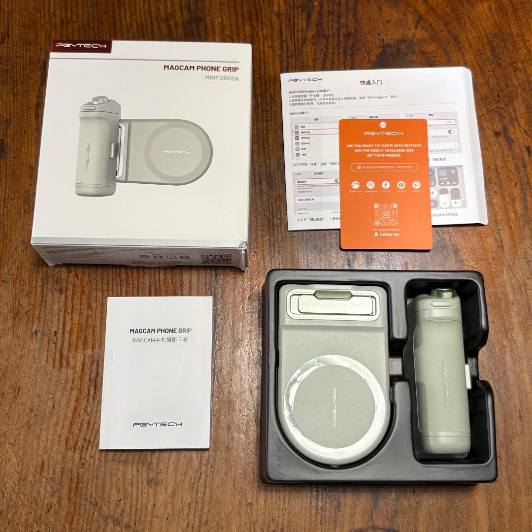 PGYTECH MagCam Phone Grip グリーン