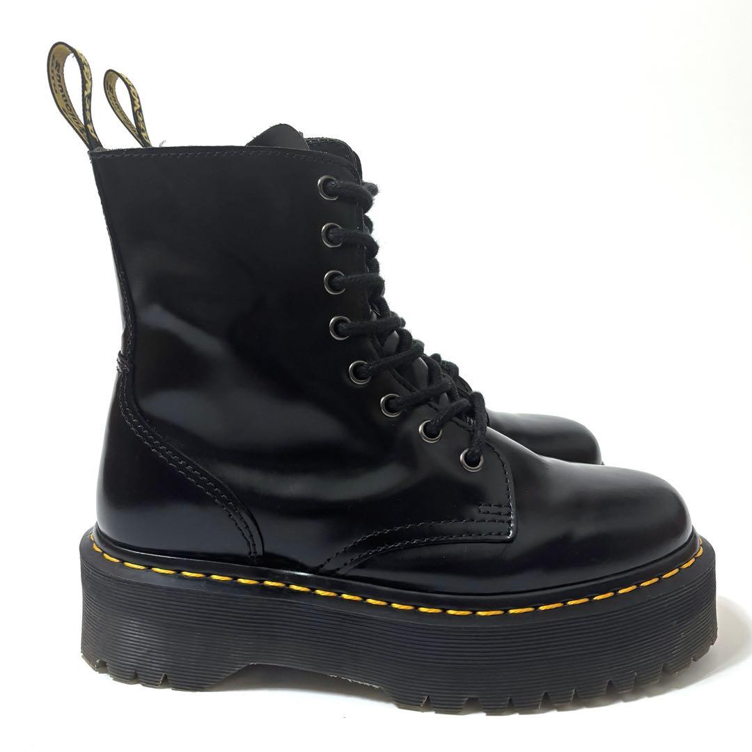 【極美品】Dr. Martens厚底 8ホール JADON ブラック ブーツ