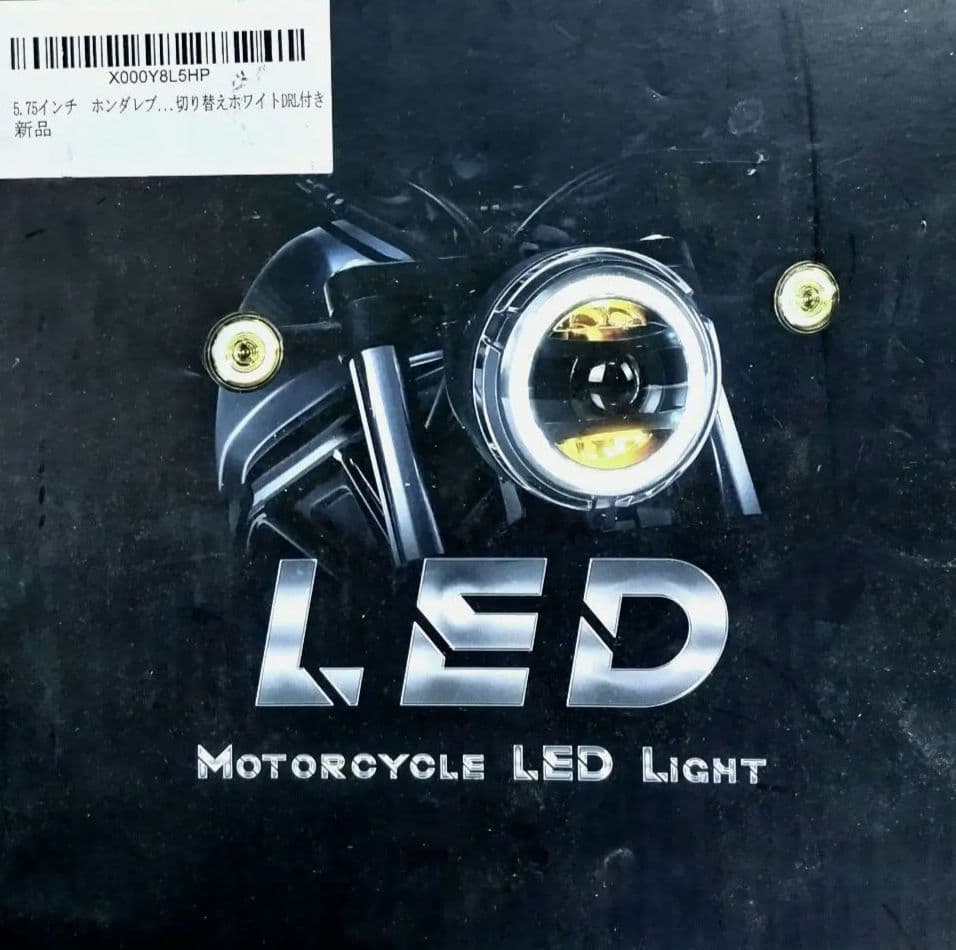 レブル250　LED ヘッドライト イカリング Rebel 500用