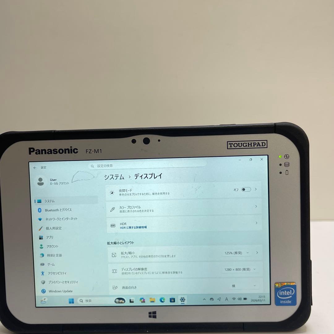 パナソニック Touchpad FZ-M1 Celeron 2GB SSD64G
