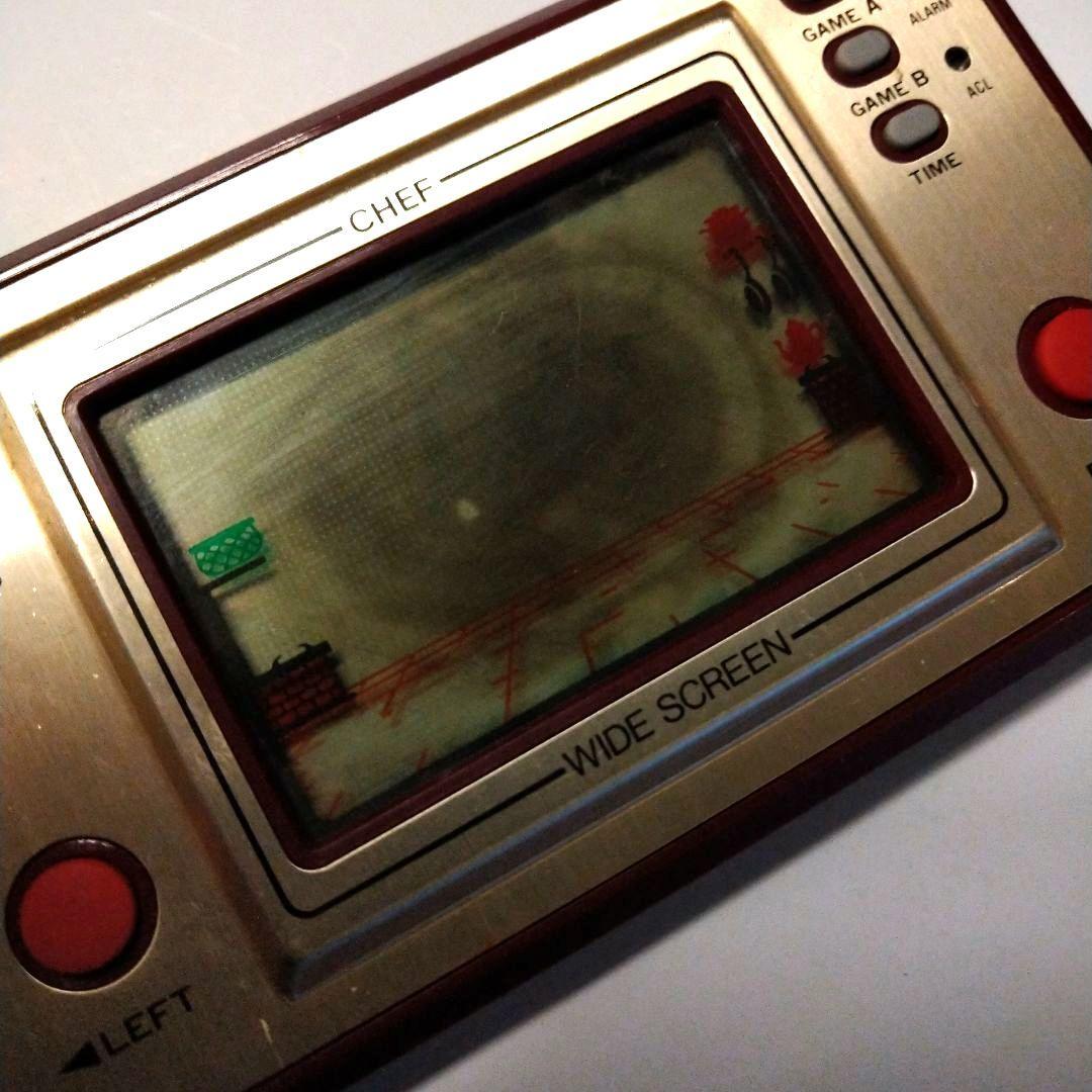 Nintendo GAME & WATCH CHEF　電池付き