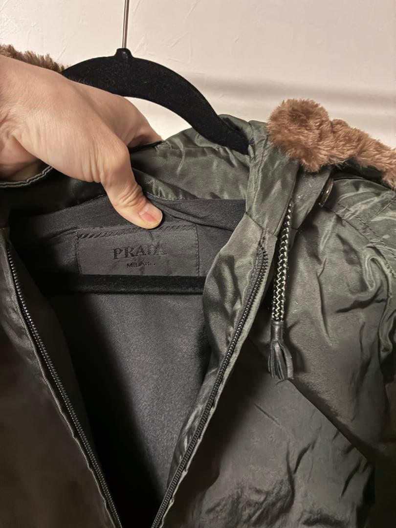 a*x様 PRADA ファー付きナイロンコート size S