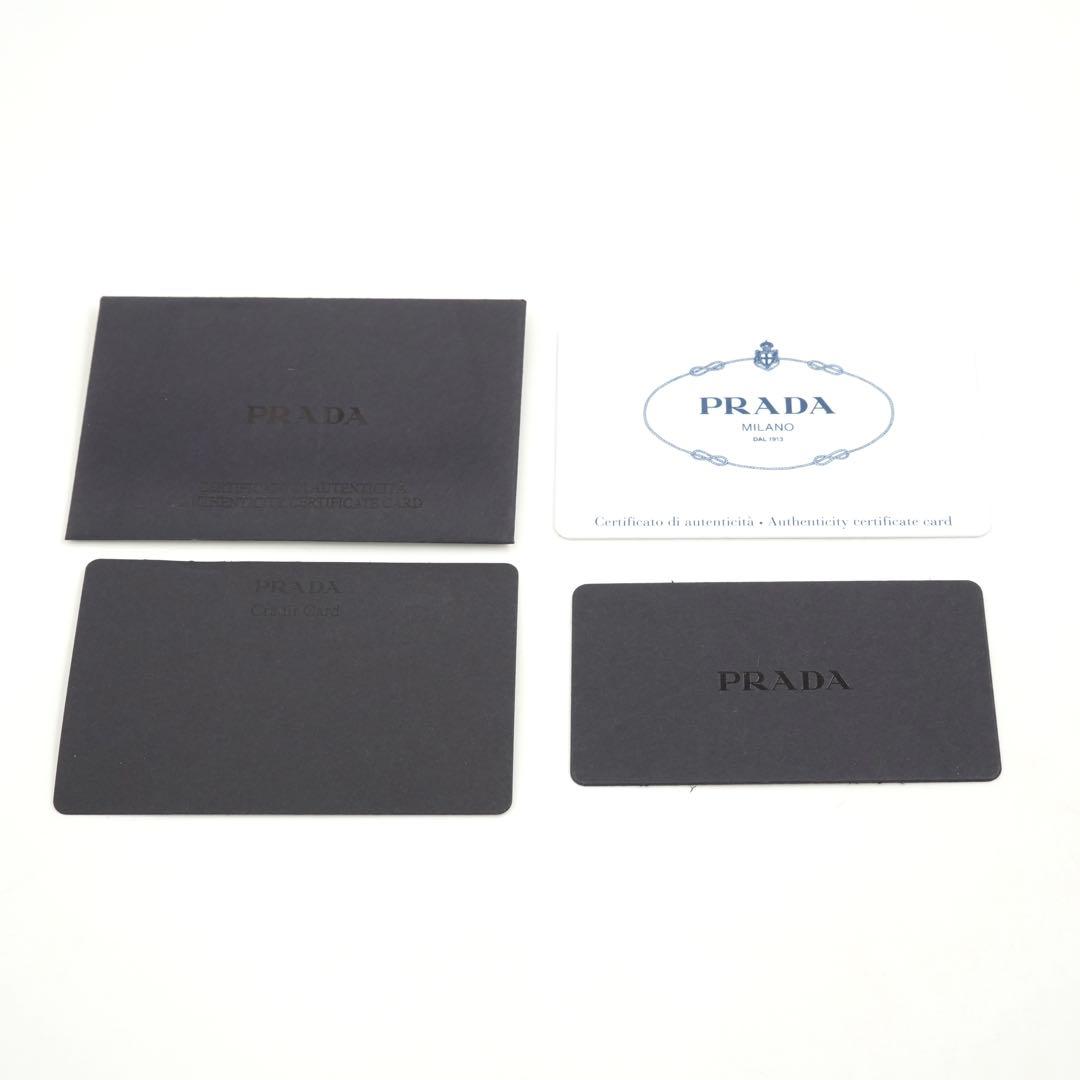 ✨Sランク・箱保証書付き✨　PRADA ミニ財布　サフィアーノレザー　二つ折り
