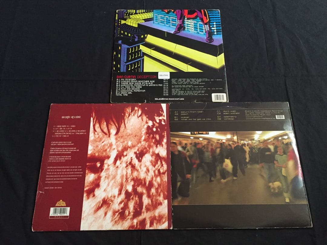 ★TECHNO★ Dan Curtin アルバム2LP3作品セット[QZJN6]