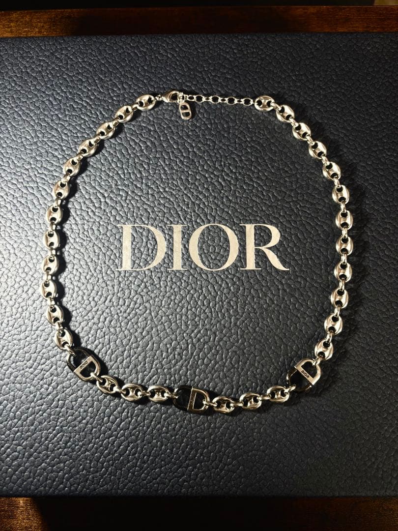 Dior シルバー チェーンネックレス 値下げ交渉受け付けます。