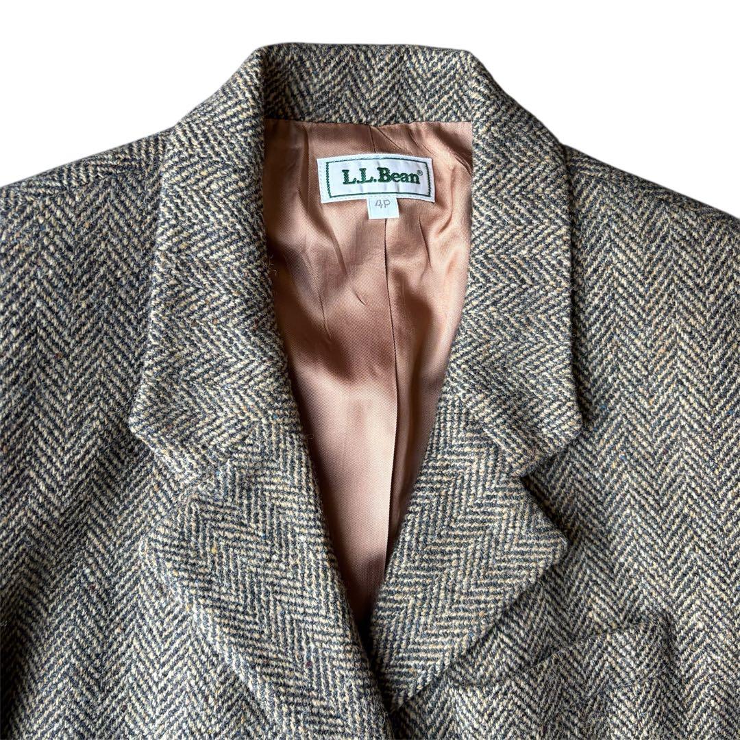 80s 90s L.L.Bean テーラードジャケット　usa製 ツイード　希少