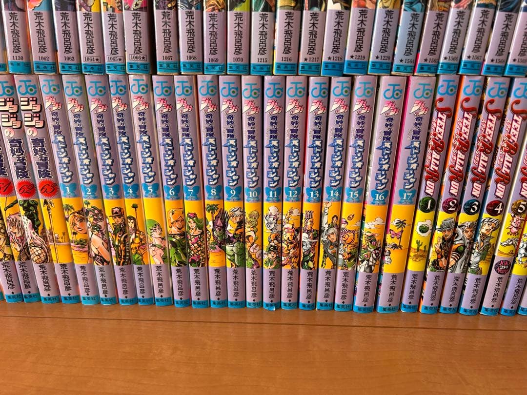 ジョジョの奇妙な冒険 1~7部104冊＋ジョジョの奇妙な名言集2冊セット