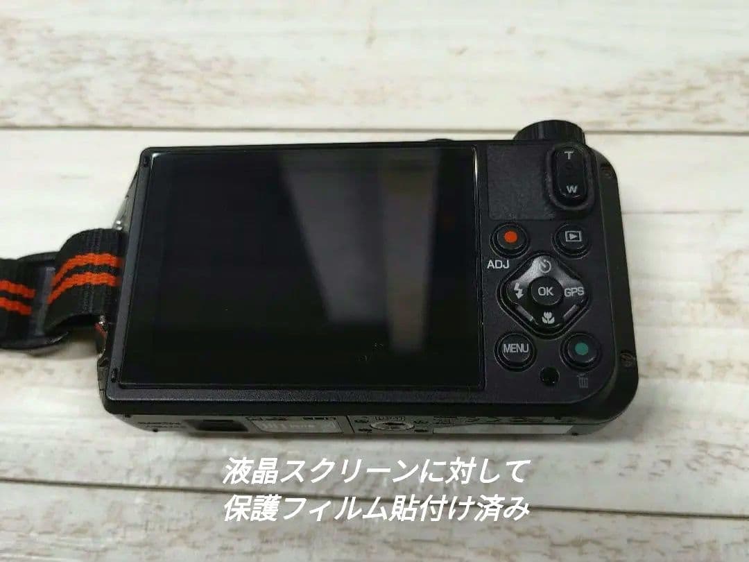 RICOH WG-6 オレンジ 防水デジカメ R02050 ★付属品付★