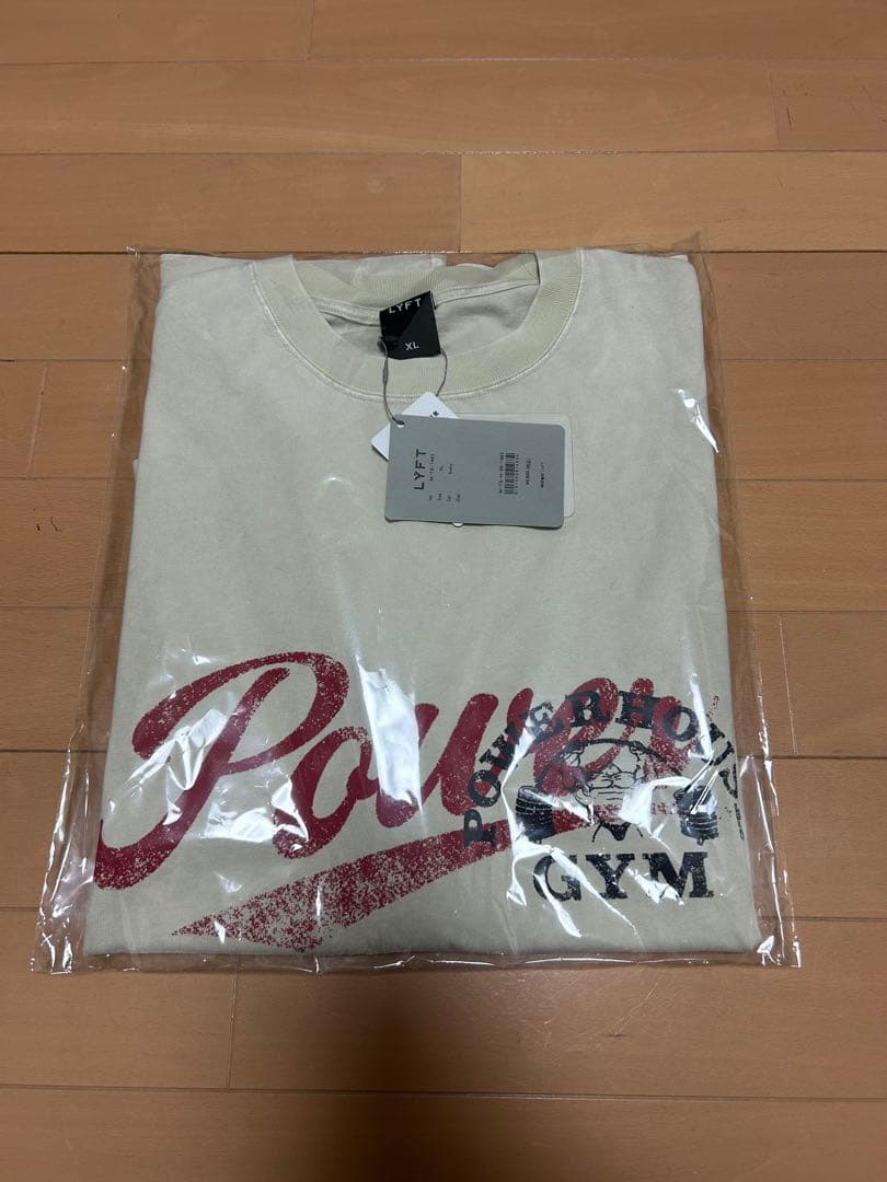 Lyft×Powerhouse Gym Tシャツ XL アイボリー 新品