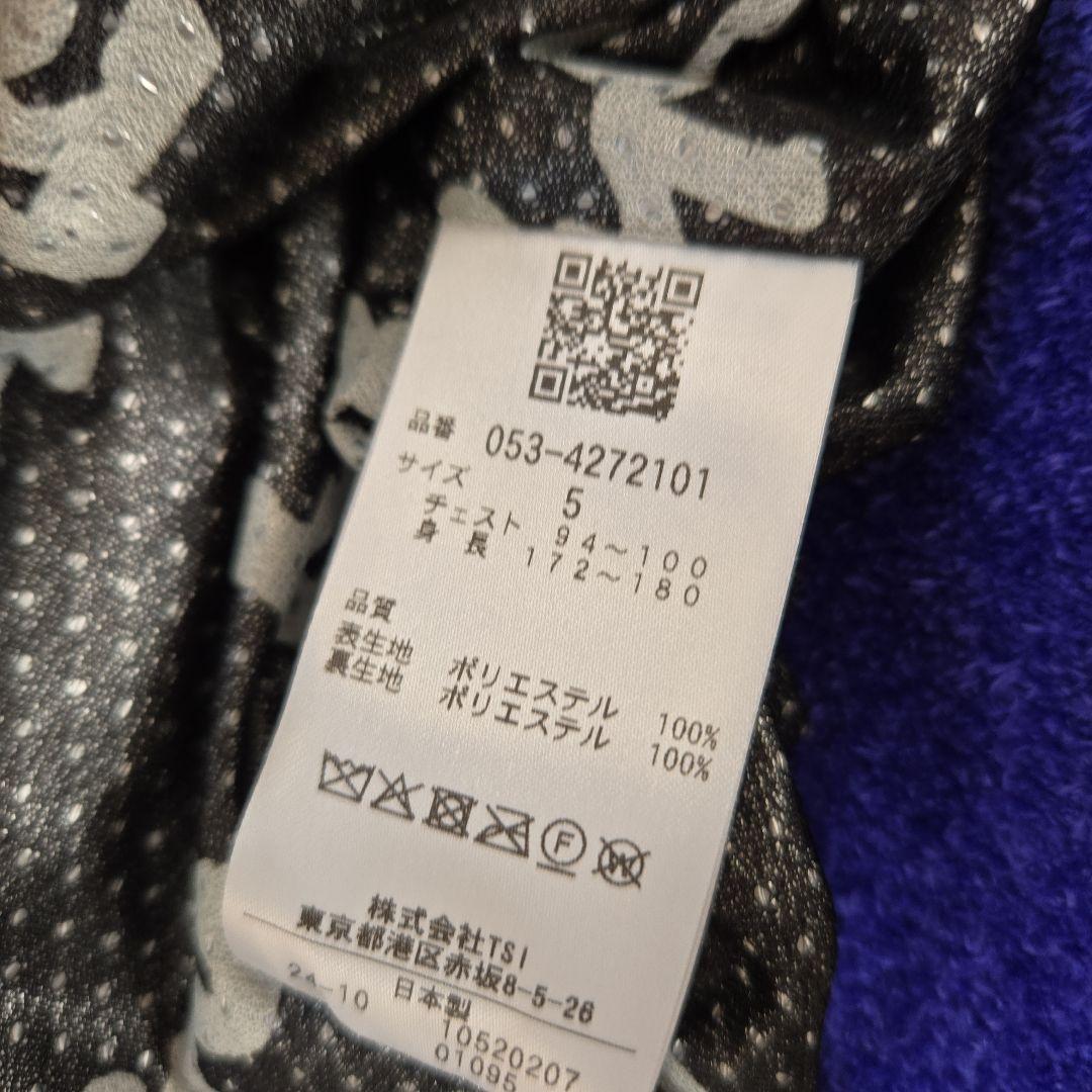 新品※未使用PEARLY GATESフリースジャケットブルーサイズ5　Lサイズ
