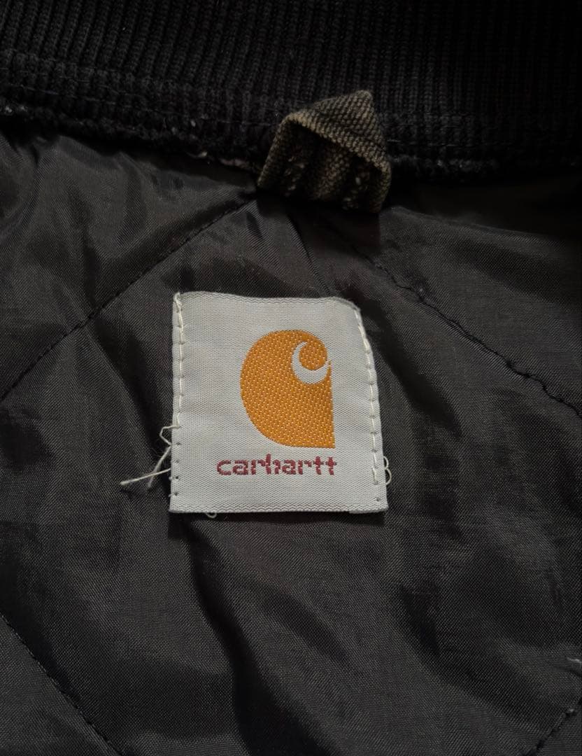 【唯一無二】90's Carhartt Black フェード ベスト