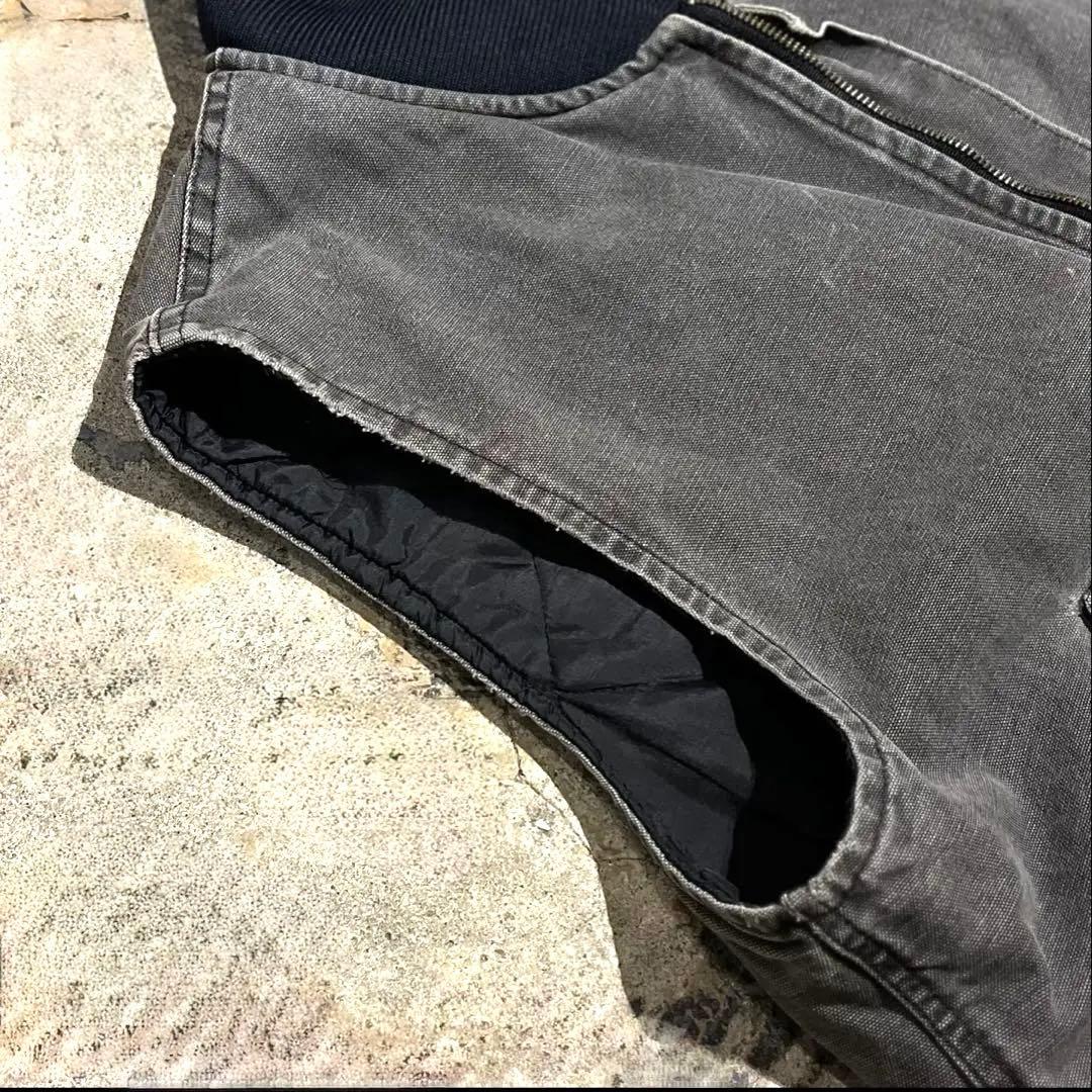 【唯一無二】90's Carhartt Black フェード ベスト