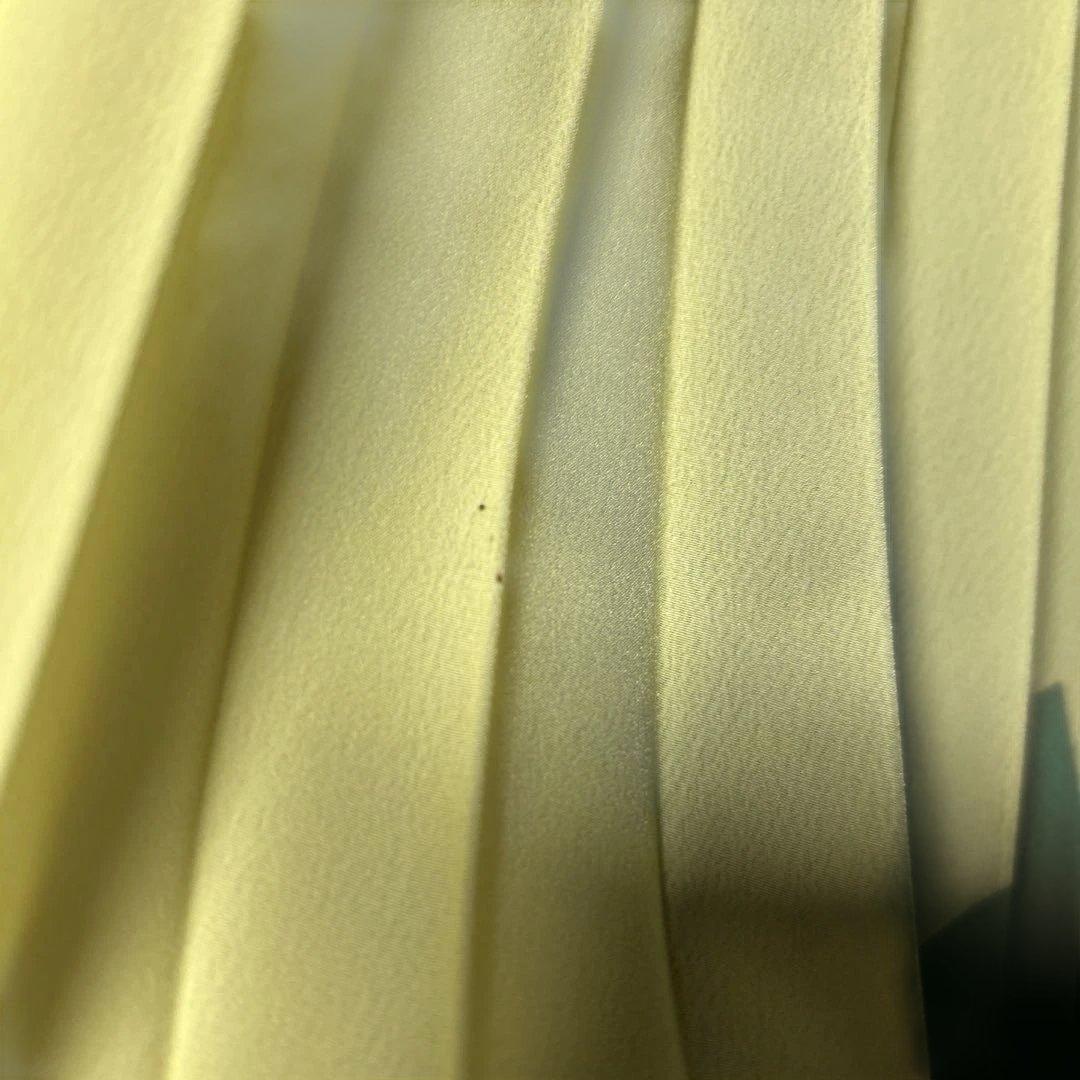 美品　sheller contrast pleated skirt グリーン