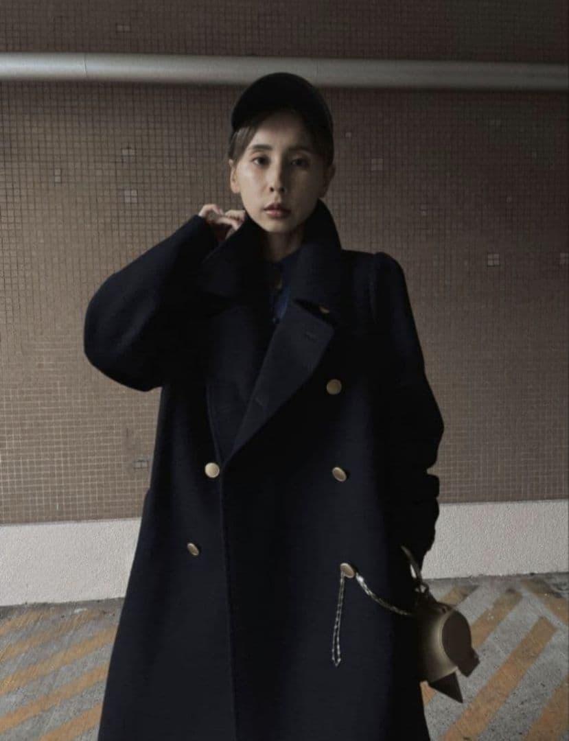Ameri　CHARME FLARE LONG COAT