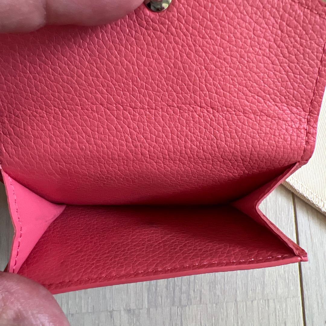 美品ルイヴィトン財布　ポルトフォイユ　ミニ財布　スモークピンク