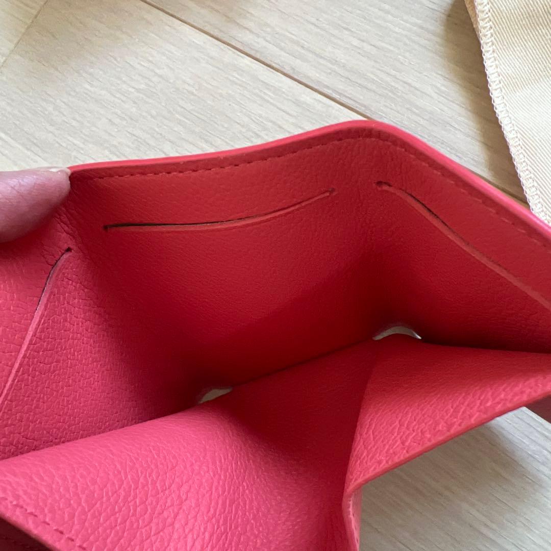 美品ルイヴィトン財布　ポルトフォイユ　ミニ財布　スモークピンク