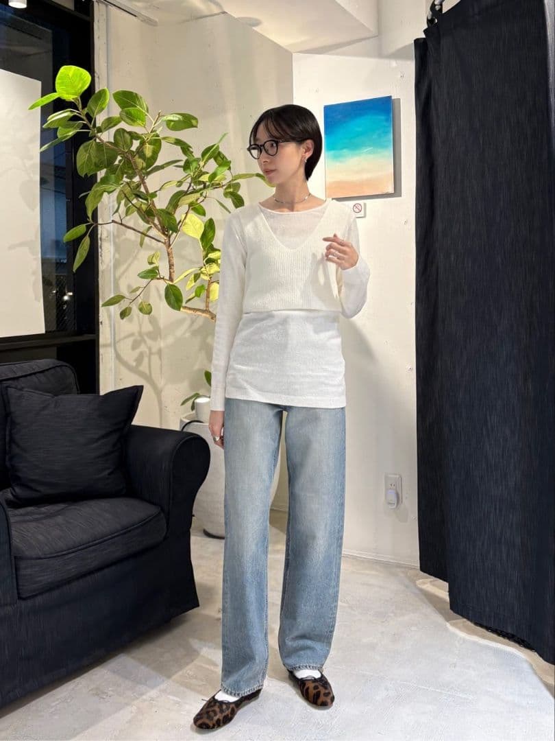 【新品】　YANUK ボーイズストレート\"LEA\" / TVS　デニム　ジーンズ