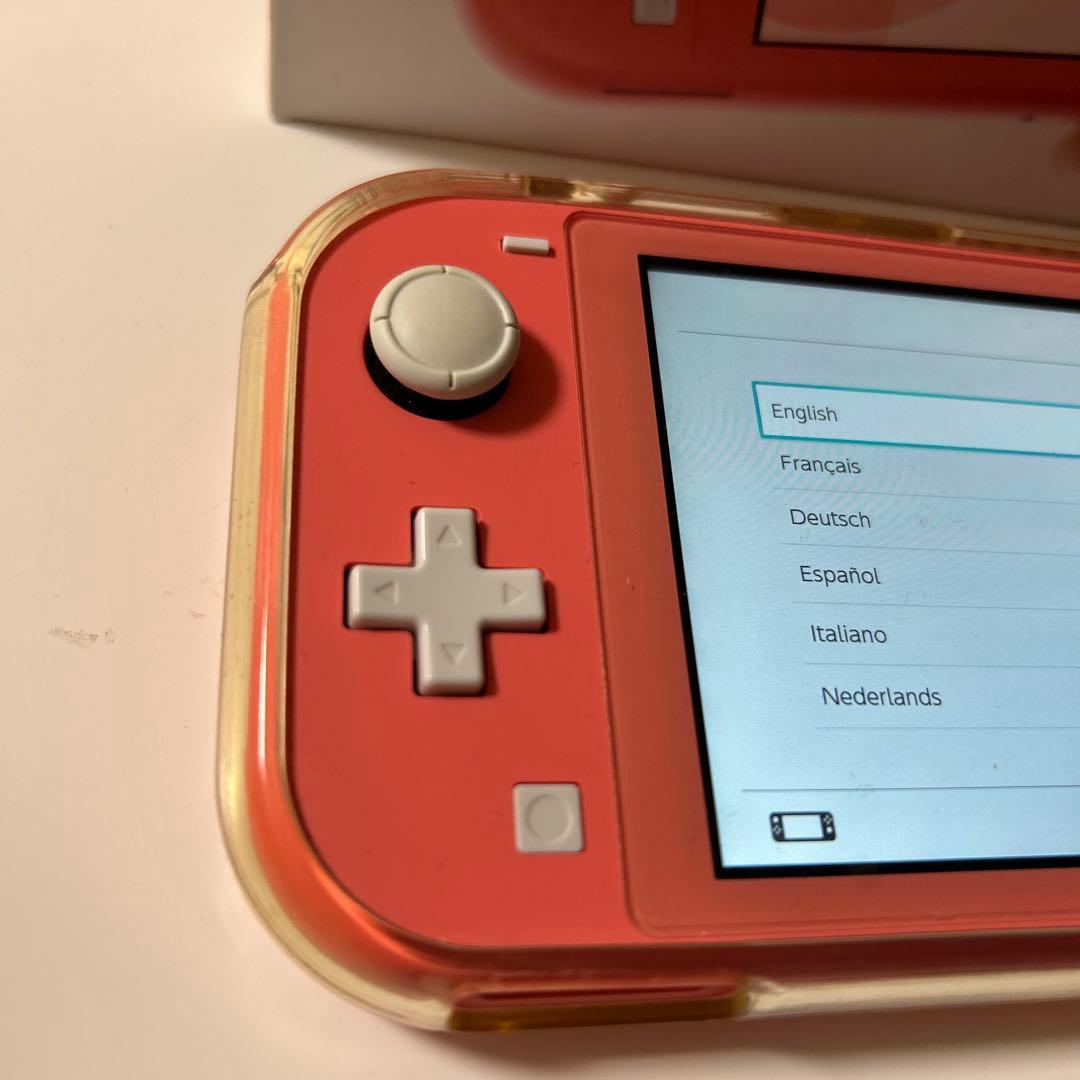 Nintendo Switch Lite ピンク 本体のみ　箱、ケース付き