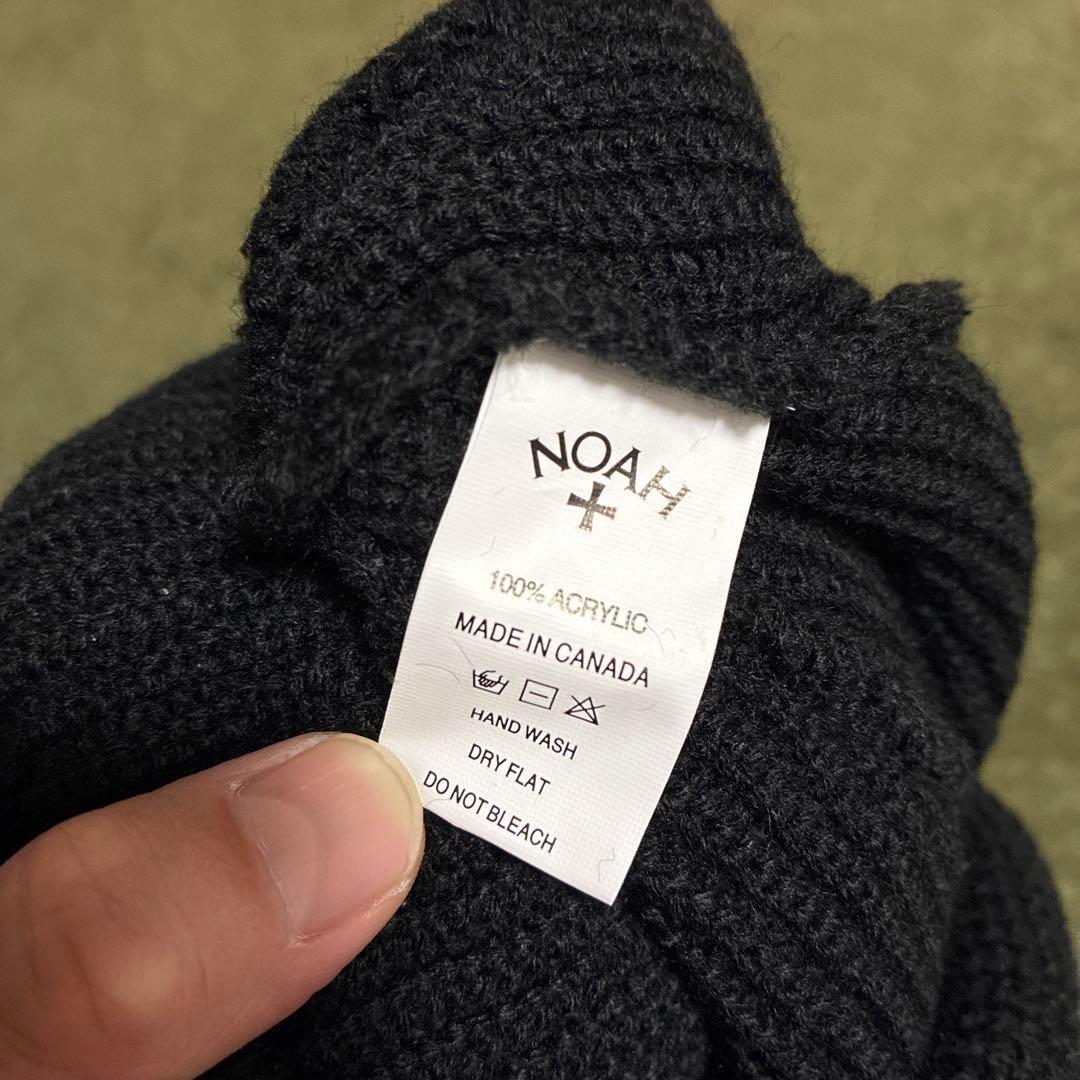 【人気】NOAH ノア ロゴ刺繍 ニット帽 ビーニー