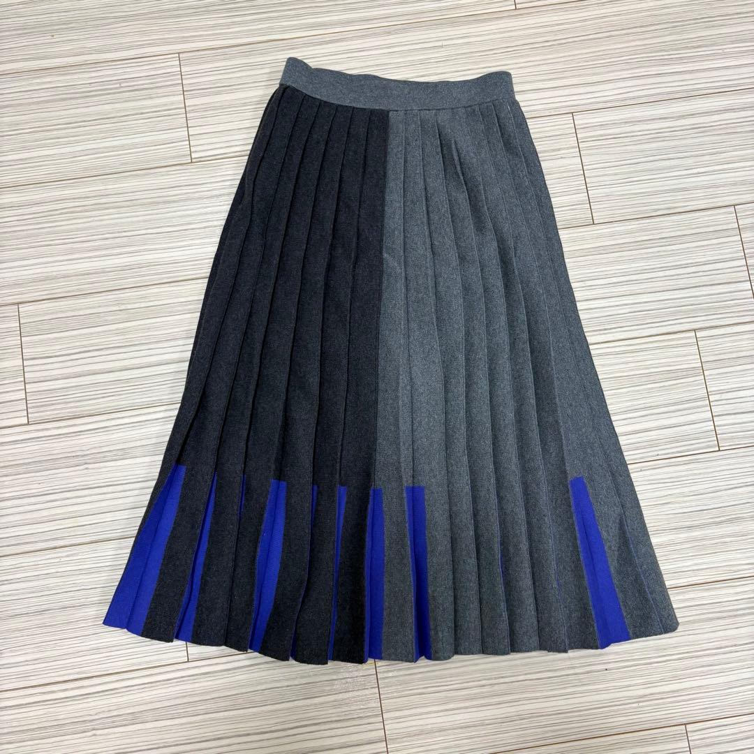 PS Paul Smith ポールスミス ニットプリーツロングスカート Sサイズ