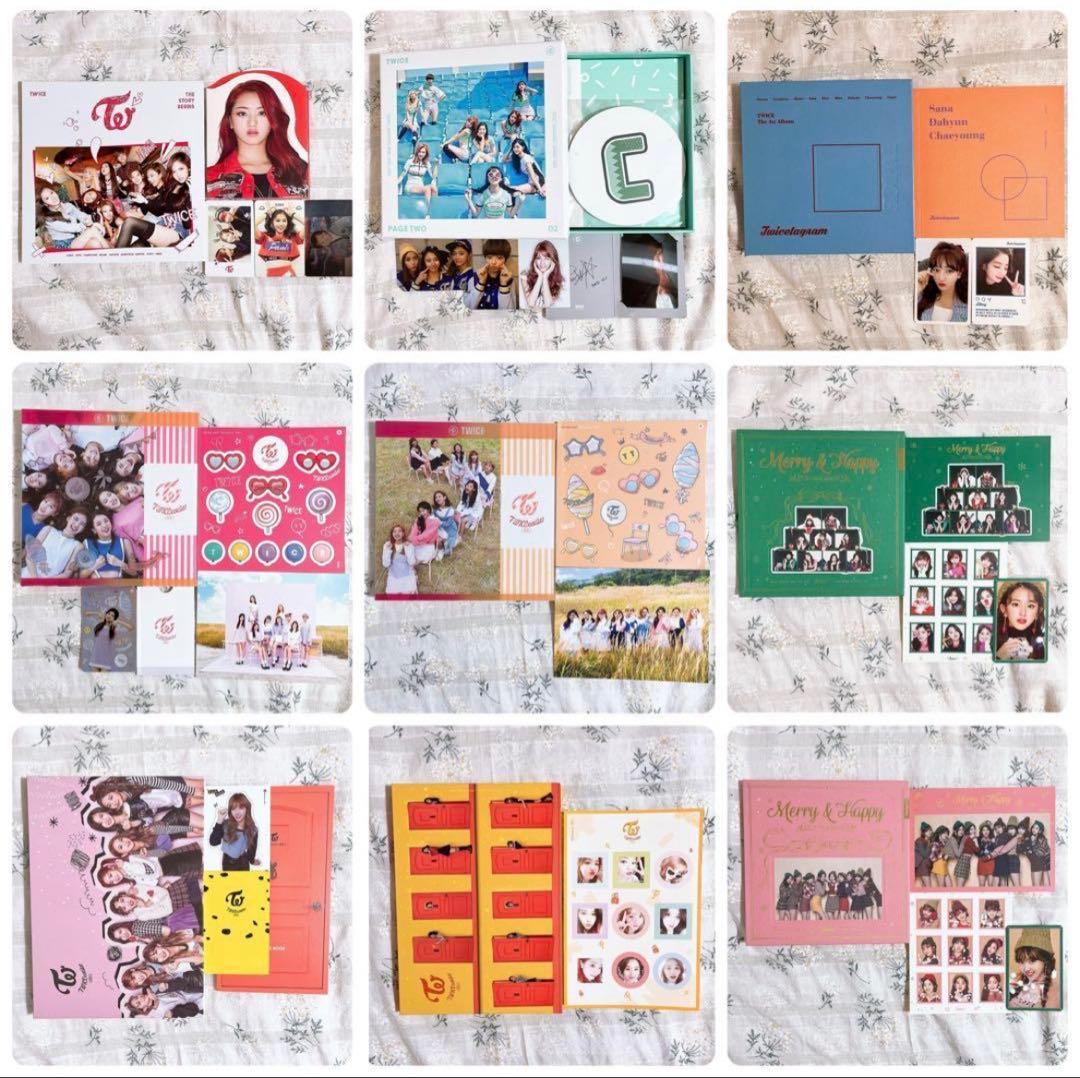 トレカ付き TWICE アルバム まとめ売り 41枚 フォトカード CD DVD