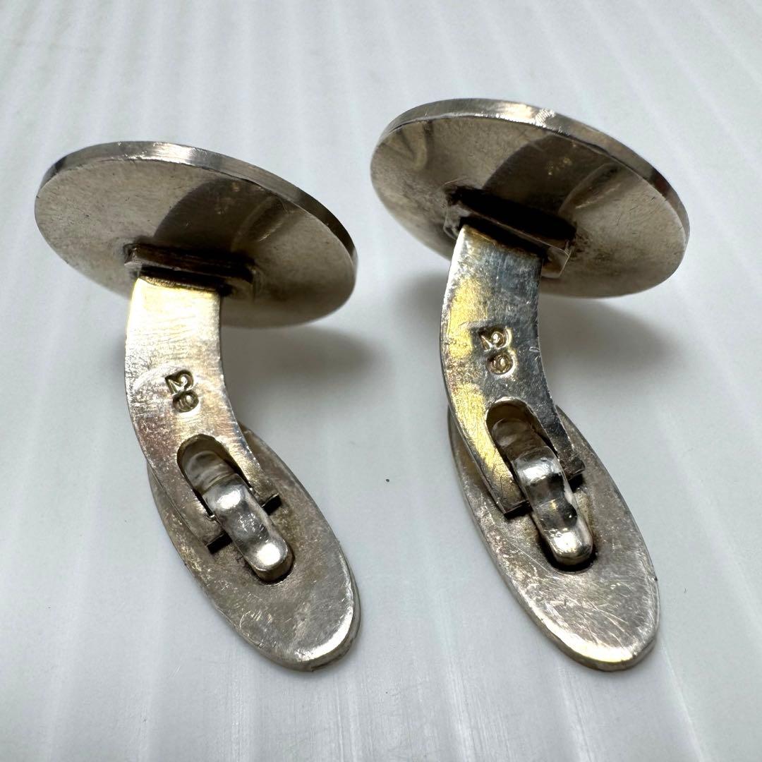 正規品   925 63 馬 カフスボタン SILVER