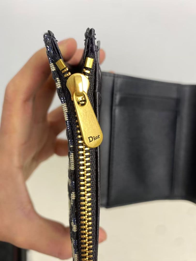 DIOR Oblique D バックル 三つ折り財布
