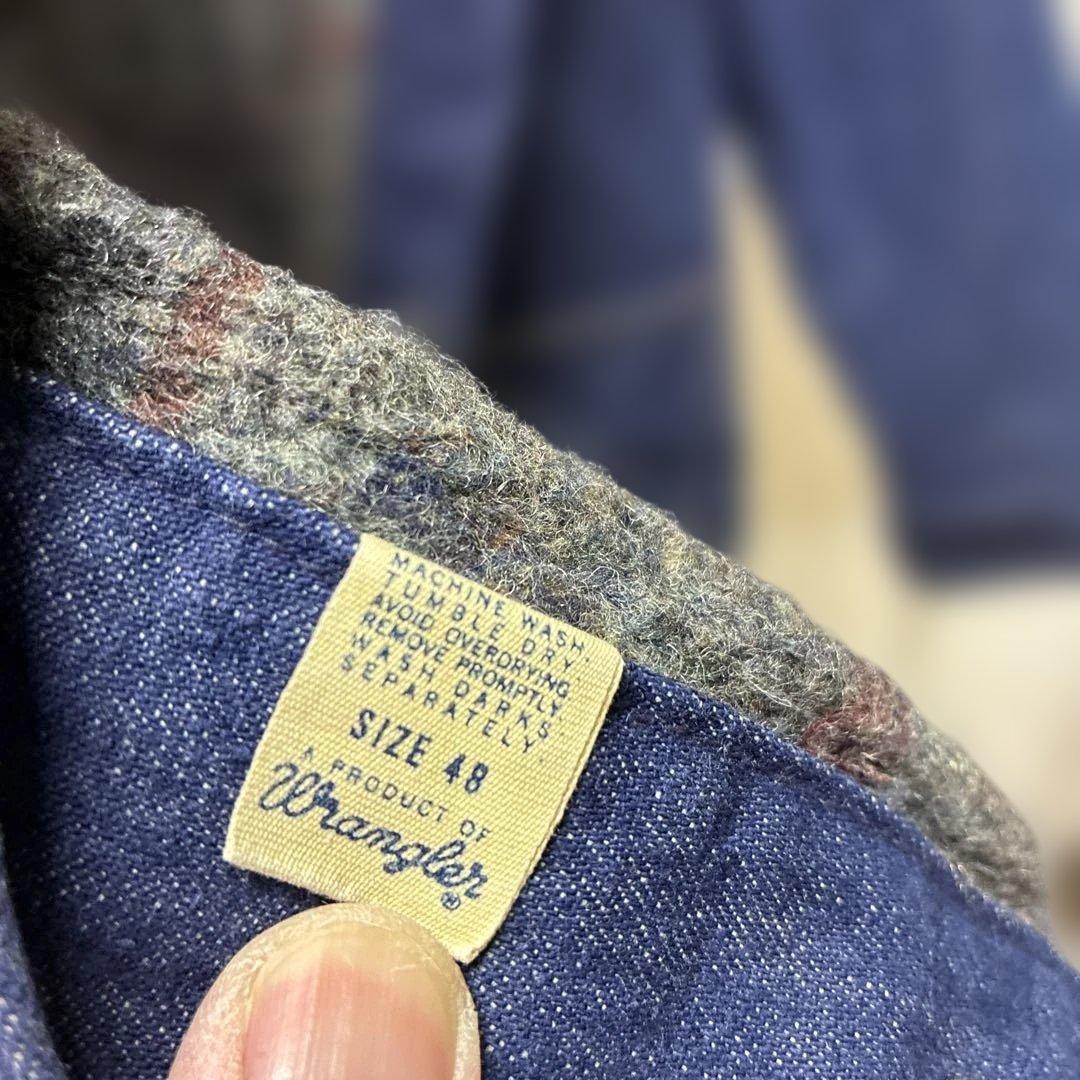 【60s】 Wrangler Blue Bell デニム カバーオール 48