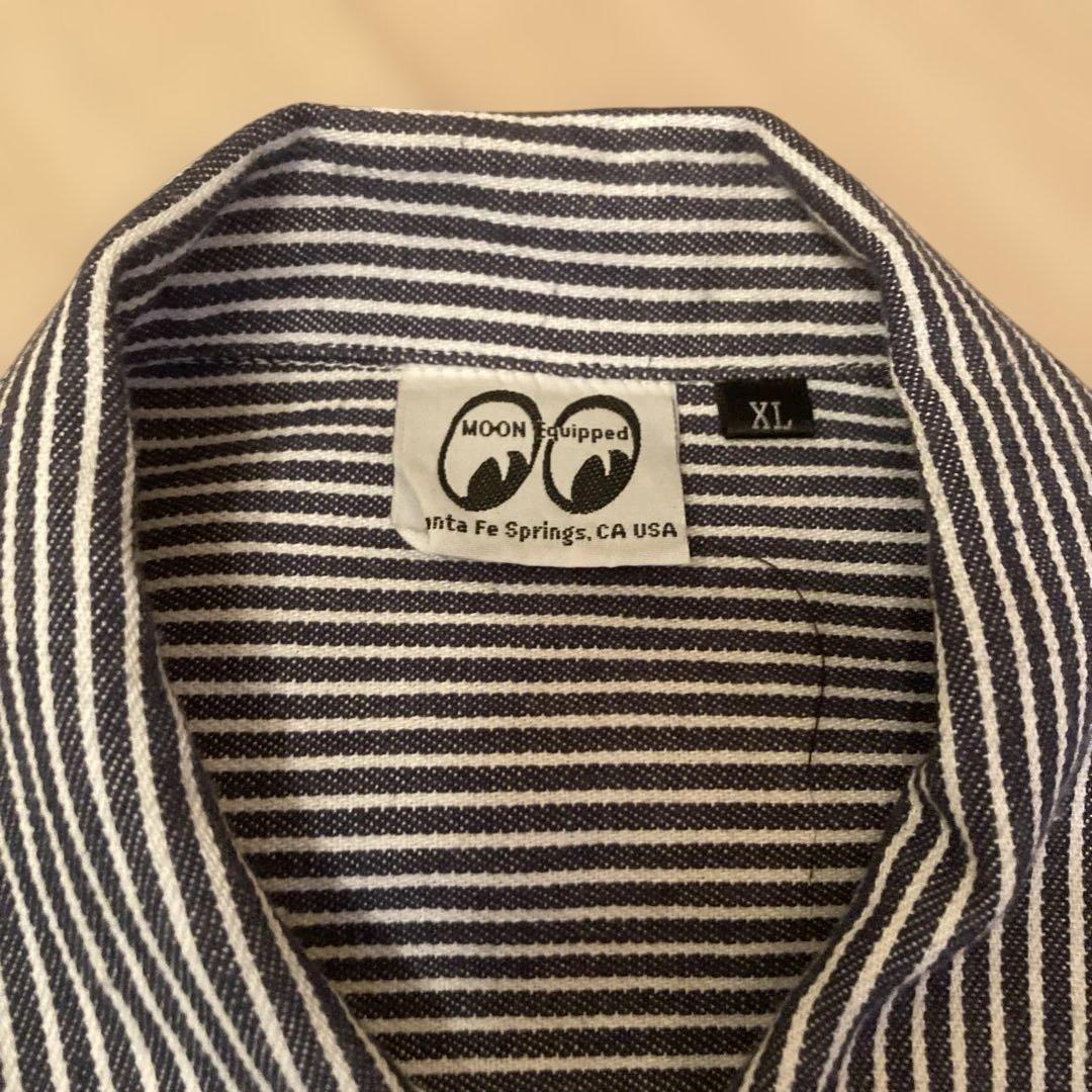 moon eyes equipped ヒッコリー 刺繍ワークジャケット シャツ