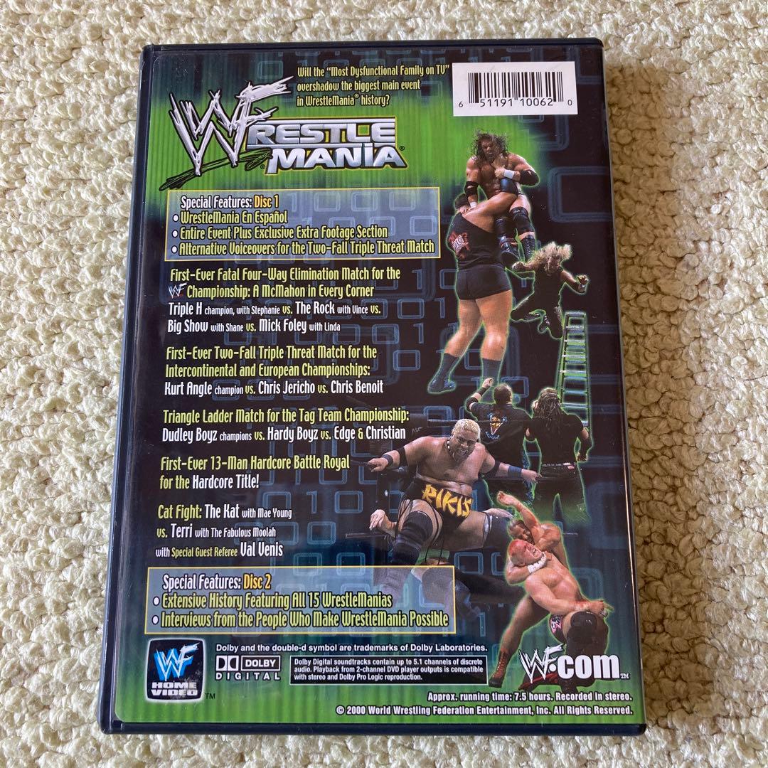 WWF DVD レッスルマニア2000