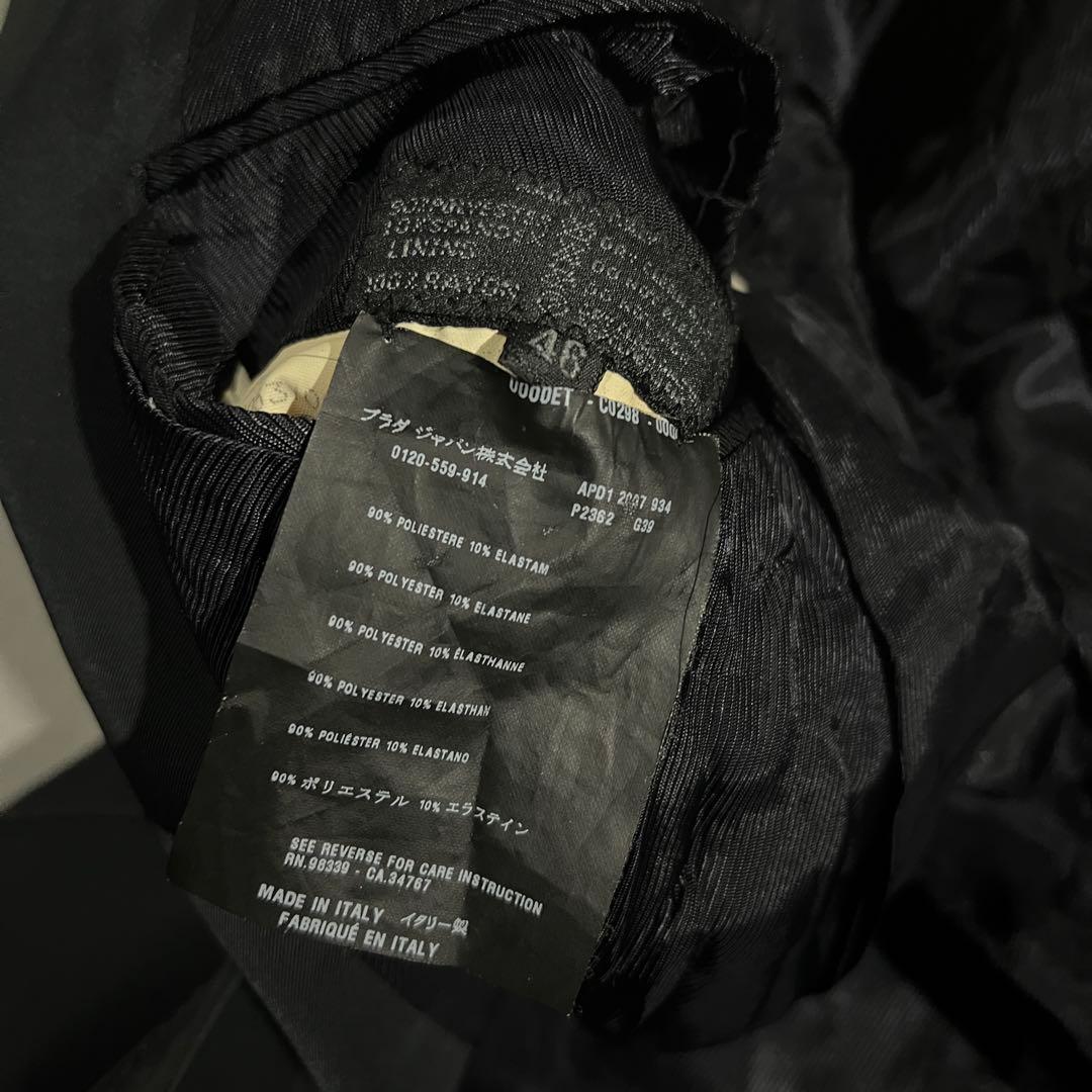 ジャケット・アウター 00s PRADA tailored jacket dark navy