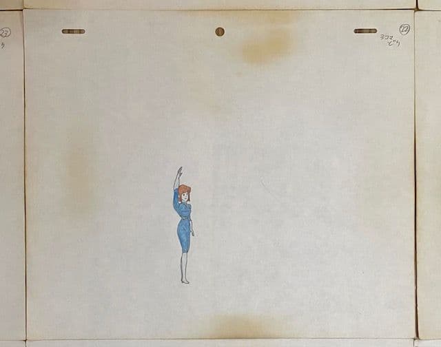 Nausicaä のナウシカのキャラクターが描かれたアニメ制作素材です