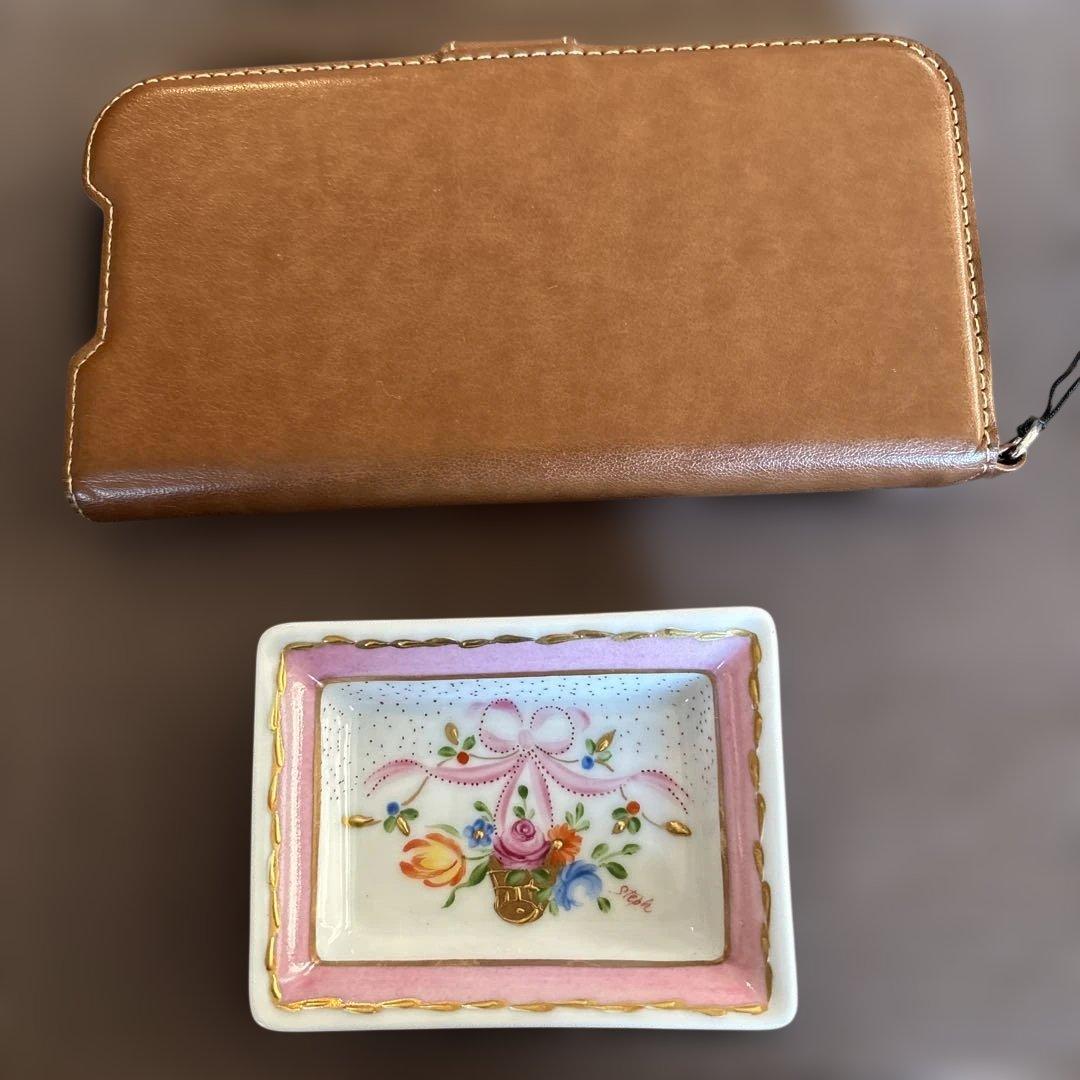 Haviland アンティーク小皿 花柄