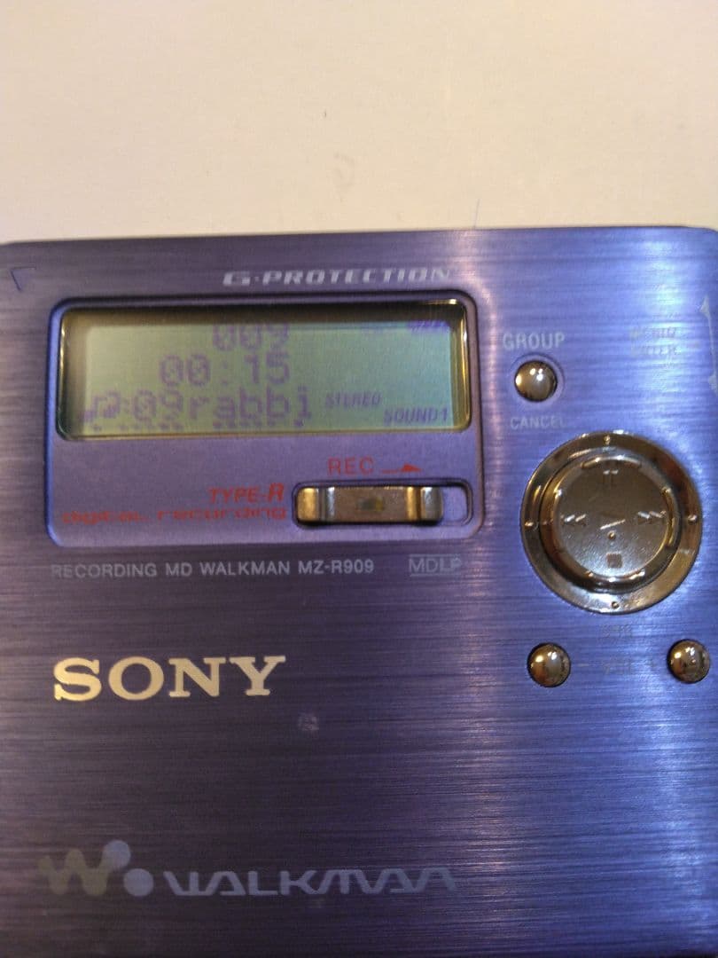 ◇◆◇ソニー SONY MDウォークマンMZ-R909 動作品◇◆◇