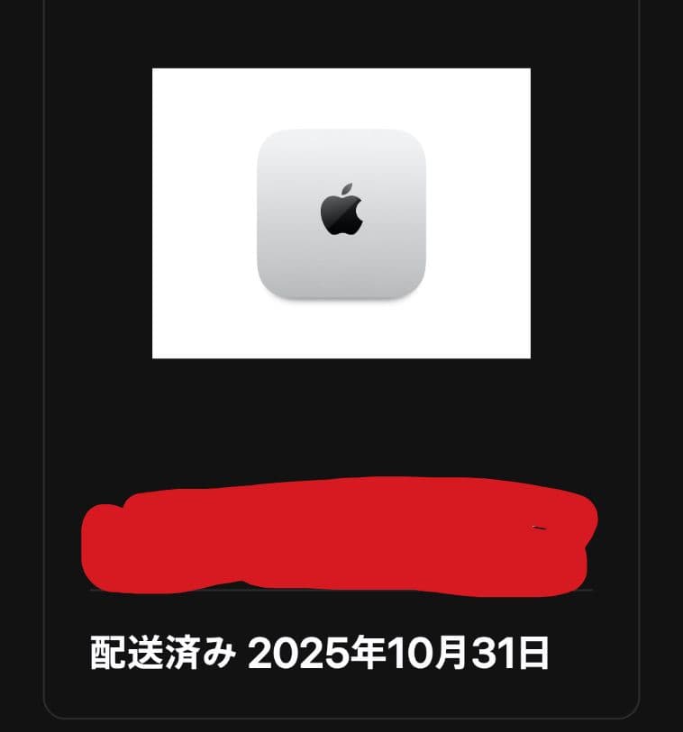 Apple Mac mini M4 16G 256GB　外付SSD1テラ置台