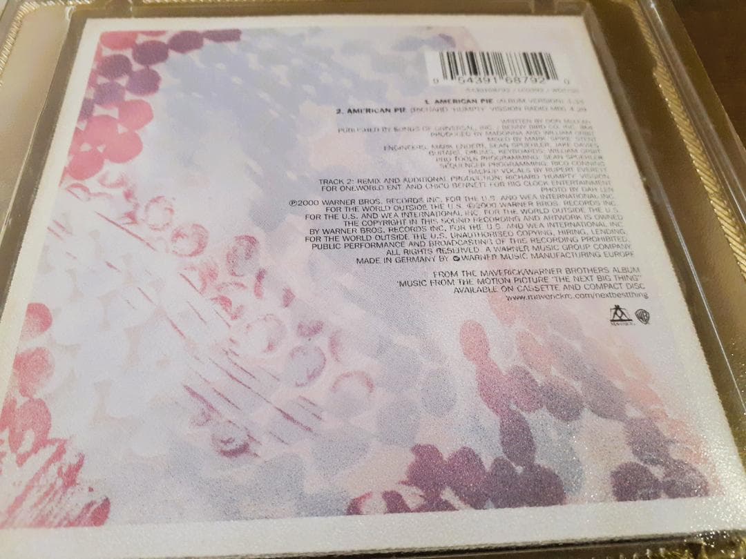 マドンナ　American Pie　紙ジャケ仕様 EU盤 CDシングル